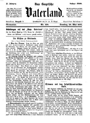 Das bayerische Vaterland Samstag 28. Mai 1870