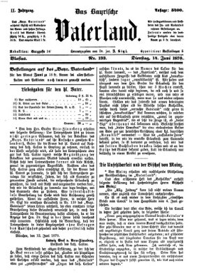 Das bayerische Vaterland Dienstag 14. Juni 1870