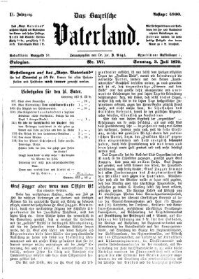 Das bayerische Vaterland Sonntag 3. Juli 1870