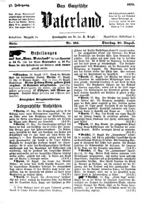 Das bayerische Vaterland Dienstag 30. August 1870