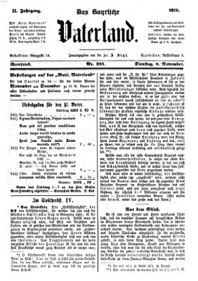 Das bayerische Vaterland Dienstag 8. November 1870