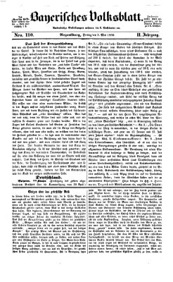 Bayerisches Volksblatt (Regensburger Morgenblatt) Freitag 3. Mai 1850