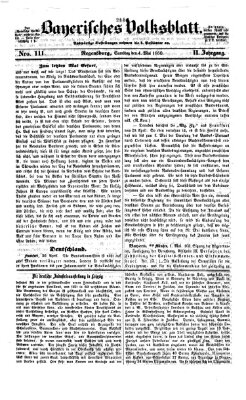 Bayerisches Volksblatt (Regensburger Morgenblatt) Samstag 4. Mai 1850