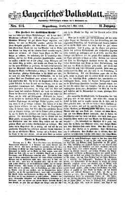 Bayerisches Volksblatt (Regensburger Morgenblatt) Dienstag 7. Mai 1850