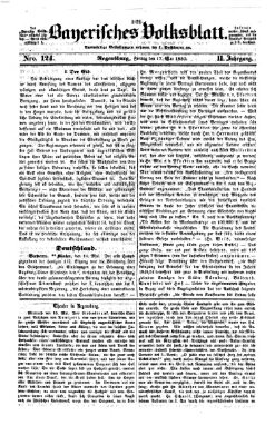 Bayerisches Volksblatt (Regensburger Morgenblatt) Freitag 17. Mai 1850