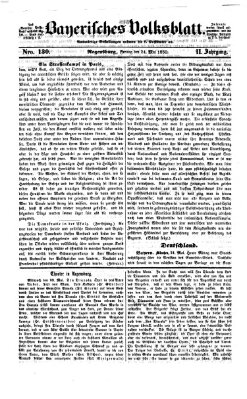 Bayerisches Volksblatt (Regensburger Morgenblatt) Freitag 24. Mai 1850