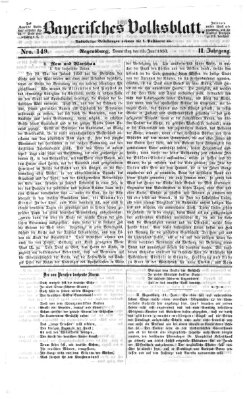 Bayerisches Volksblatt (Regensburger Morgenblatt) Donnerstag 13. Juni 1850