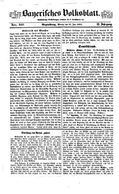 Bayerisches Volksblatt (Regensburger Morgenblatt) Montag 24. Juni 1850