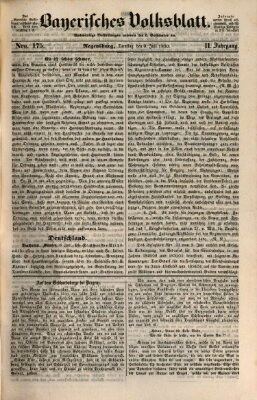 Bayerisches Volksblatt (Regensburger Morgenblatt) Dienstag 9. Juli 1850