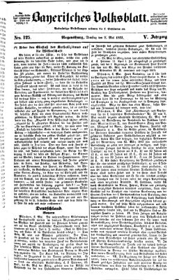 Bayerisches Volksblatt (Regensburger Morgenblatt) Montag 9. Mai 1853