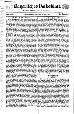 Bayerisches Volksblatt (Regensburger Morgenblatt) Dienstag 26. Juli 1853