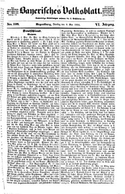 Bayerisches Volksblatt (Regensburger Morgenblatt) Dienstag 9. Mai 1854