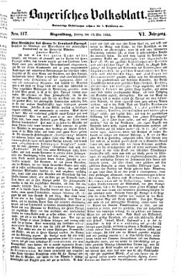 Bayerisches Volksblatt (Regensburger Morgenblatt) Freitag 19. Mai 1854