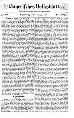 Bayerisches Volksblatt (Regensburger Morgenblatt) Samstag 3. Juni 1854