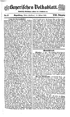 Bayerisches Volksblatt (Regensburger Morgenblatt) Freitag 15. Februar 1856