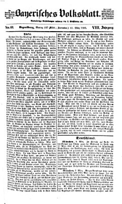 Bayerisches Volksblatt (Regensburger Morgenblatt) Montag 10. März 1856