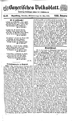 Bayerisches Volksblatt (Regensburger Morgenblatt) Donnerstag 20. März 1856