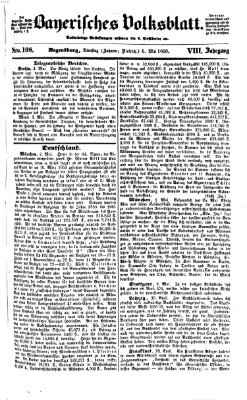 Bayerisches Volksblatt (Regensburger Morgenblatt) Dienstag 6. Mai 1856