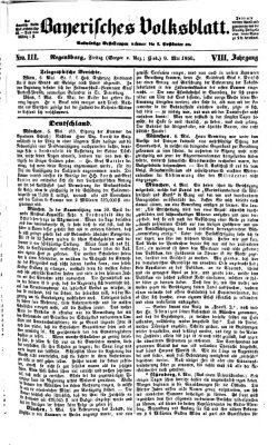 Bayerisches Volksblatt (Regensburger Morgenblatt) Freitag 9. Mai 1856