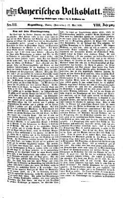 Bayerisches Volksblatt (Regensburger Morgenblatt) Montag 12. Mai 1856