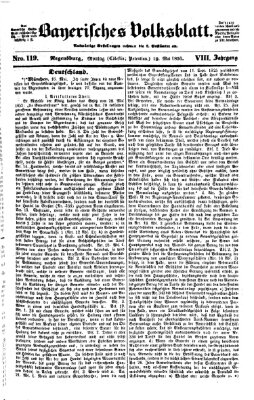 Bayerisches Volksblatt (Regensburger Morgenblatt) Montag 19. Mai 1856