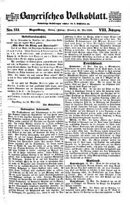 Bayerisches Volksblatt (Regensburger Morgenblatt) Montag 26. Mai 1856