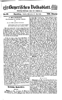 Bayerisches Volksblatt (Regensburger Morgenblatt) Samstag 31. Mai 1856