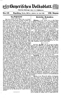 Bayerisches Volksblatt (Regensburger Morgenblatt) Samstag 14. Juni 1856