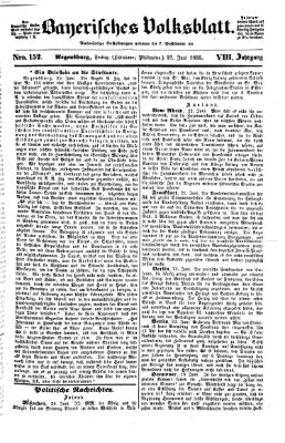 Bayerisches Volksblatt (Regensburger Morgenblatt) Freitag 27. Juni 1856