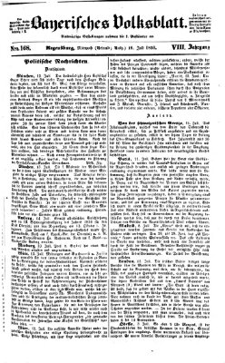 Bayerisches Volksblatt (Regensburger Morgenblatt) Mittwoch 16. Juli 1856