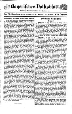 Bayerisches Volksblatt (Regensburger Morgenblatt) Freitag 18. Juli 1856