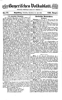 Bayerisches Volksblatt (Regensburger Morgenblatt) Donnerstag 24. Juli 1856