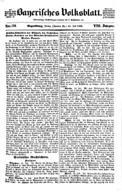 Bayerisches Volksblatt (Regensburger Morgenblatt) Freitag 25. Juli 1856