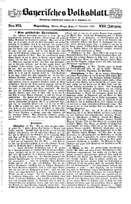 Bayerisches Volksblatt (Regensburger Morgenblatt) Montag 17. November 1856