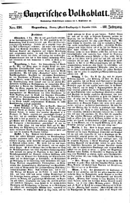 Bayerisches Volksblatt (Regensburger Morgenblatt) Montag 8. Dezember 1856