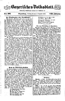 Bayerisches Volksblatt (Regensburger Morgenblatt) Dienstag 9. Dezember 1856