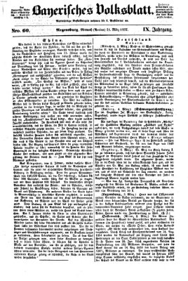 Bayerisches Volksblatt (Regensburger Morgenblatt) Mittwoch 11. März 1857