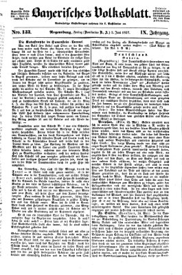 Bayerisches Volksblatt (Regensburger Morgenblatt) Freitag 5. Juni 1857