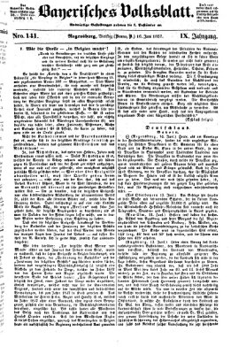 Bayerisches Volksblatt (Regensburger Morgenblatt) Dienstag 16. Juni 1857