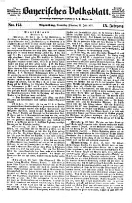 Bayerisches Volksblatt (Regensburger Morgenblatt) Donnerstag 23. Juli 1857