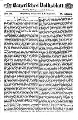 Bayerisches Volksblatt (Regensburger Morgenblatt) Freitag 24. Juli 1857