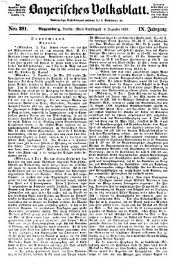 Bayerisches Volksblatt (Regensburger Morgenblatt) Dienstag 8. Dezember 1857