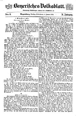 Bayerisches Volksblatt (Regensburger Morgenblatt) Dienstag 5. Januar 1858