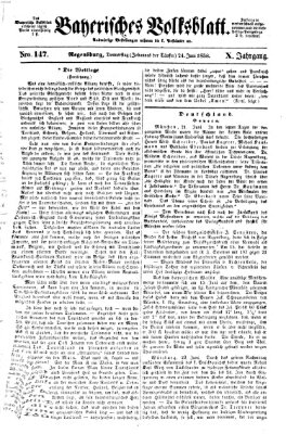 Bayerisches Volksblatt (Regensburger Morgenblatt) Donnerstag 24. Juni 1858