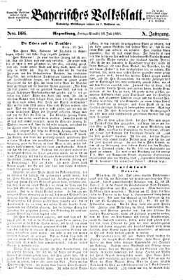 Bayerisches Volksblatt (Regensburger Morgenblatt) Freitag 16. Juli 1858