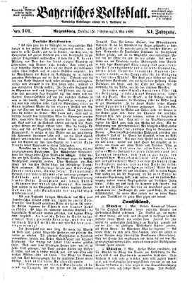 Bayerisches Volksblatt (Regensburger Morgenblatt) Dienstag 3. Mai 1859