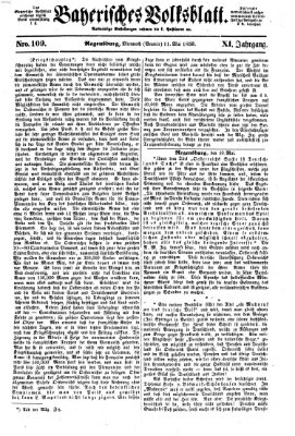 Bayerisches Volksblatt (Regensburger Morgenblatt) Mittwoch 11. Mai 1859