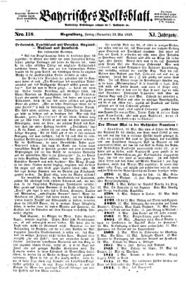 Bayerisches Volksblatt (Regensburger Morgenblatt) Freitag 20. Mai 1859