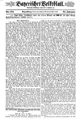 Bayerisches Volksblatt (Regensburger Morgenblatt) Donnerstag 26. Mai 1859