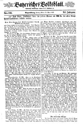 Bayerisches Volksblatt (Regensburger Morgenblatt) Freitag 27. Mai 1859